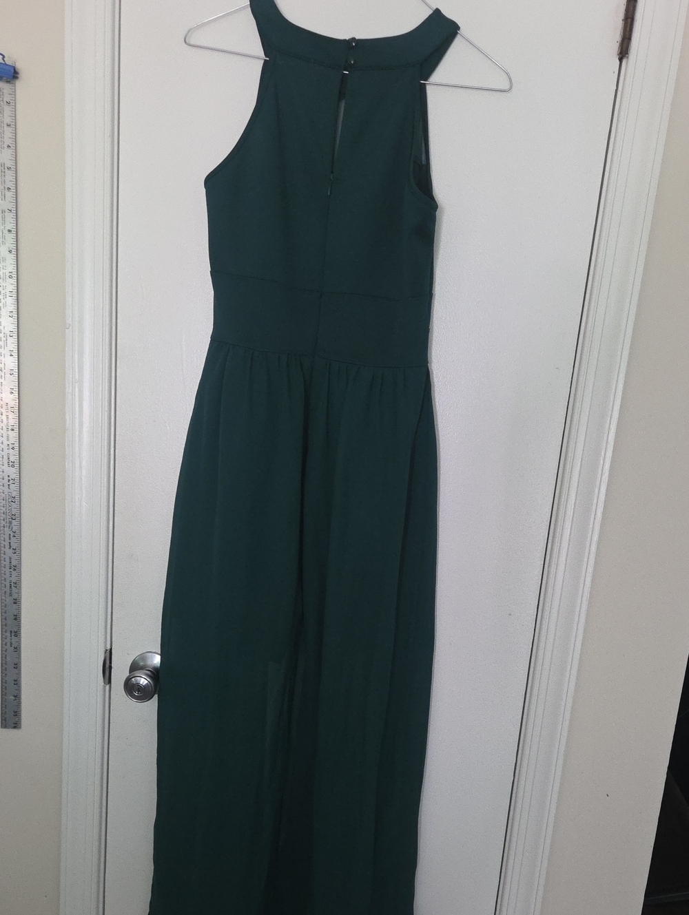 Sweet Storm Emerald Green High-Low Jumpsuit Dress M - Picture 8 of 8